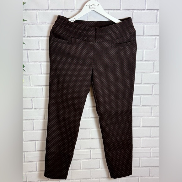 Maurices Women's Printed Slim stretch Pants - Size M Short - Picture 1 of 11